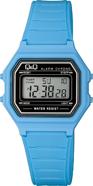 Q&Q　デジタル腕時計 ブルー M173J014