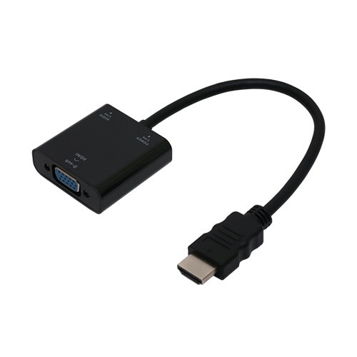 fϊA_v^ [HDMI IXX VGA] micro USBXd /3.5mm ubN HDA-DS01/BK [HDMIVGA /0.14m]