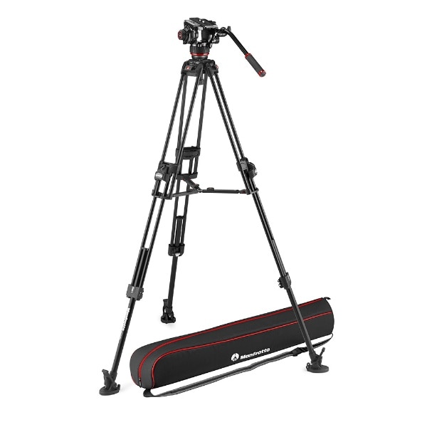 Manfrotto 645 FAST ツインビデオ三脚 カーボン ブラック MVTTWINFC