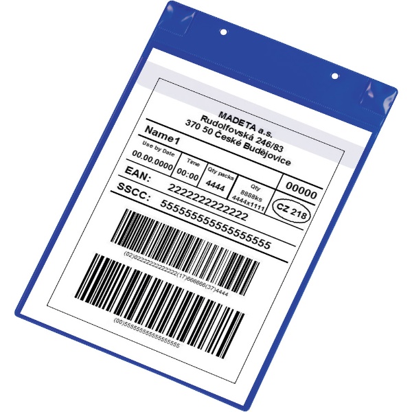 tarifold　PVCポケット（マグネットタイプ）A4縦型　ブルー 170101