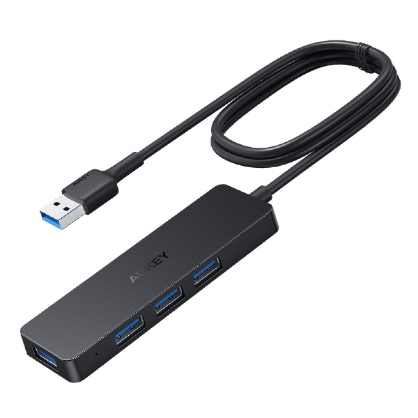 CB-H37-BK USB-Aハブ ブラック [バスパワー /4ポート /USB 3.1 Gen1対応]