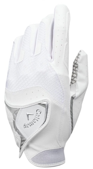 【メンズ 左手着用(右利き用)】ゴルフグローブ Callaway Hyper Grip Glove 21 JM(22.0cm/ホワイト)5321029