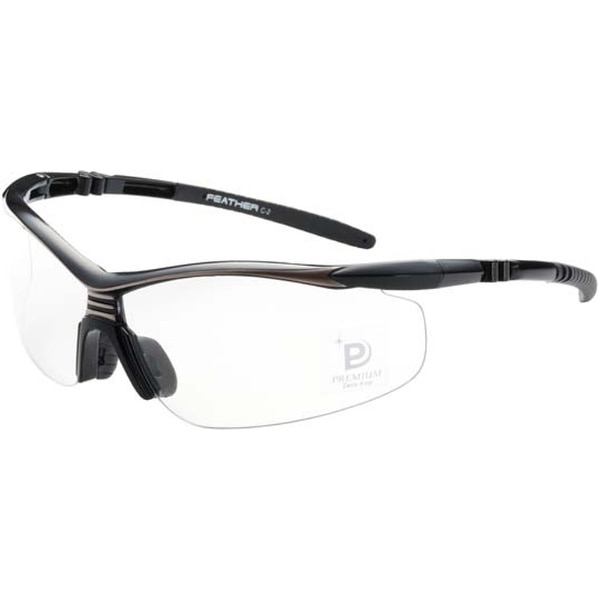 【保護メガネ】アイケアフェザー02（ブラウン）FEATHER02 Premium BR