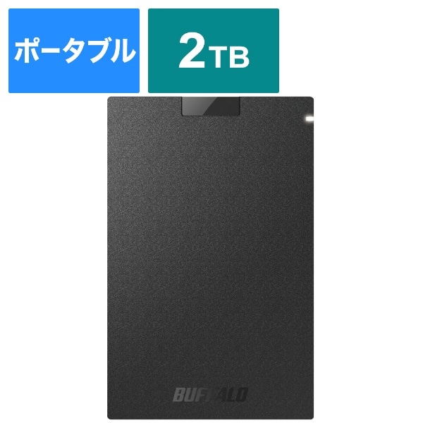 SSD-PG2.0U3-BC OtSSD USB-Aڑ ubN [2TB /|[^u^]