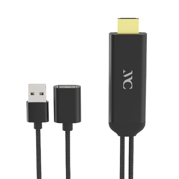 USB-AX  HDMI{USB-AIX(dp)P[u [f /3m] iPhone/iPadp ubN KD-224