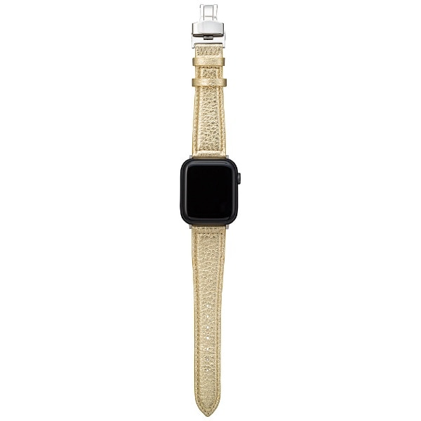 Apple Watchi44/42mmjPikaPika Leather Watchband S[h GWBPK-AW01GLD