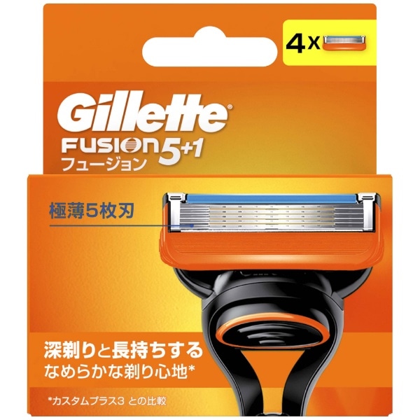 Gillette（ジレット）フュージョンマニュアル替刃4個入