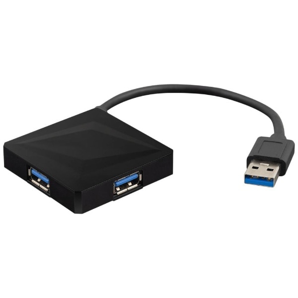 GH-HB3A4A-BK USB-Anu (Mac/Windows11Ή) ubN [oXp[ /4|[g /USB 3.1 Gen1Ή]