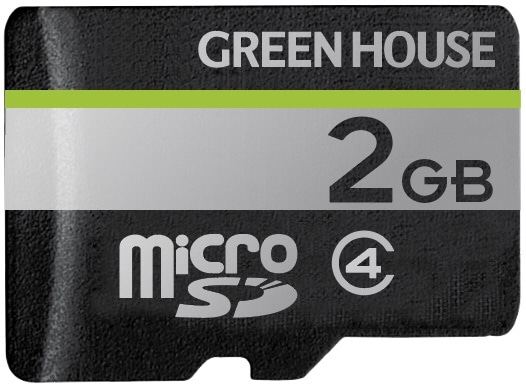 microSD[J[h Class4Ή 2GB GH-SDM-D2G [Class4 /2GB]