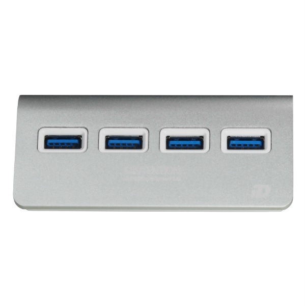 DDUHA40001SL USB-C{USB-A  USB-A ϊnu DINTENTION(Mac/Win) Vo[ [oXp[ /4|[g /USB3.0Ή]