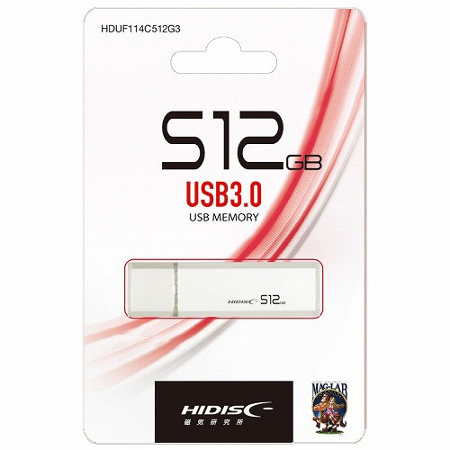 USB (Mac/Windows) Vo[ HDUF114C512G3 [512GB /USB TypeA /USB3.0 /Lbv]
