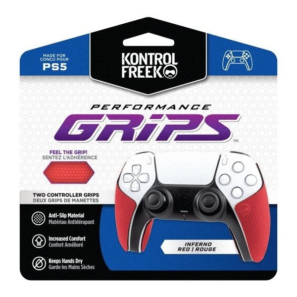 KontrolFreek Performance Grips Red PS5 KontrolFreek（コントロールフリーク） レッド RED-4777-PS5【PS5】
