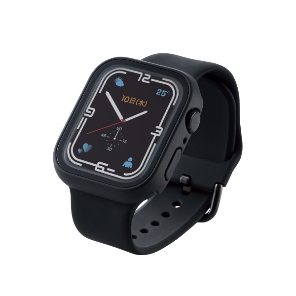AbvEHb` Jo[ P[X Apple Watch Series 8 / 7 [ 45mm ] tJo[ nCubh KX dx10H Sʕی t  wh~ Uh~ 2d\ Eh~ ubN ubN AW-21AFCGBK