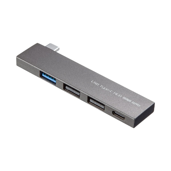 USB-3TCH21SN USB-C  USB-C{USB-A ϊnu (Chrome/iPadOS/Mac/Windows11Ή) Vo[ [oXp[ /4|[g /USB 3.2 Gen1Ή]