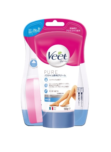 Veet（ヴィート）ピュア バスタイム除毛クリーム 敏感肌用 150g【医薬部外品】