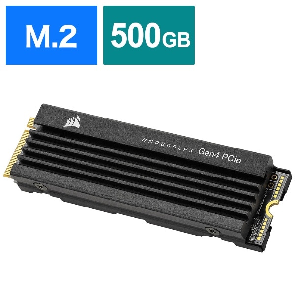 CSSD-F0500GBMP600PLP SSD PCI-Expressڑ MP600 PRO LPX(q[gVN) ubN [500GB /M.2]