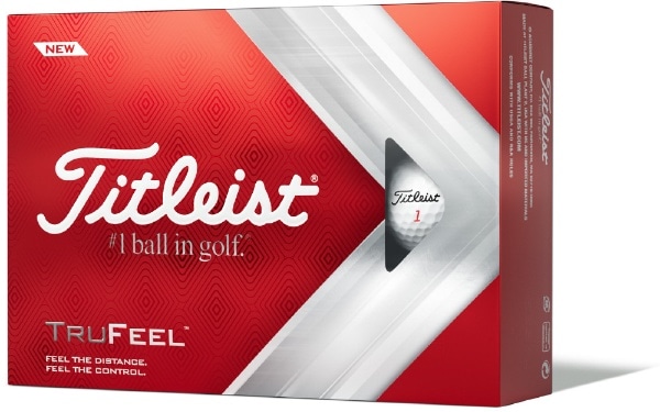 ゴルフボール TITLEIST TRUFEEL《1ダース(12球)/ホワイト》