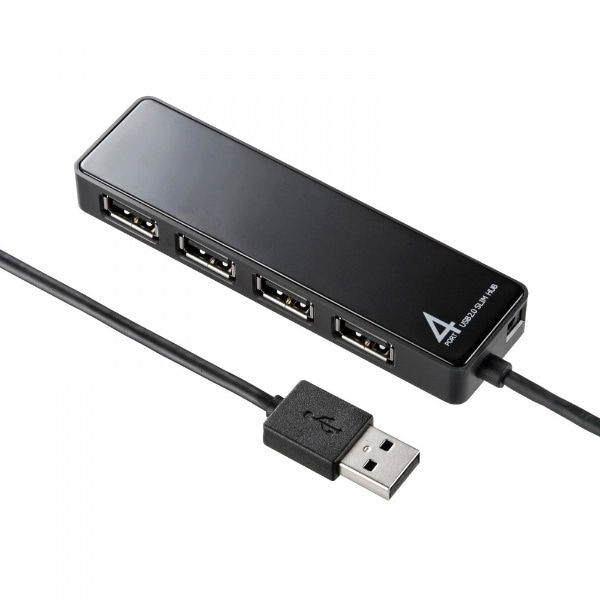 USB-HTV410BKN2 USB-Anu HDDڑΉ(Chrome/Mac/Windows11Ή) ubN [oXZtp[ /4|[g /USB2.0Ή]