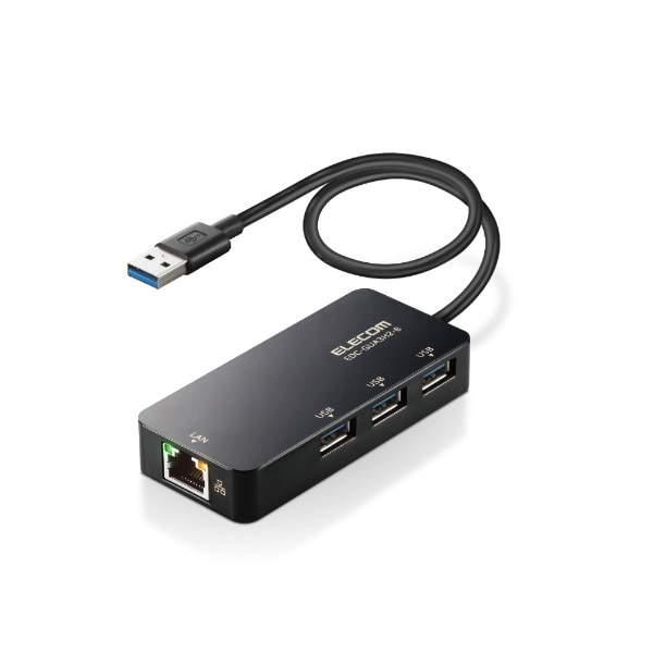 LANϊA_v^ [USB-A IXX LAN /USB-A3] 1GbpsΉ(Windows11Ή/Mac) ubN EDC-GUA3H2-B