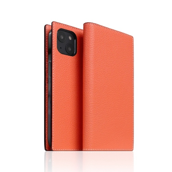 Neon Full Grain Leather Diary Case for iPhone 13 R[ SLG Design R[ SD22104i13CR