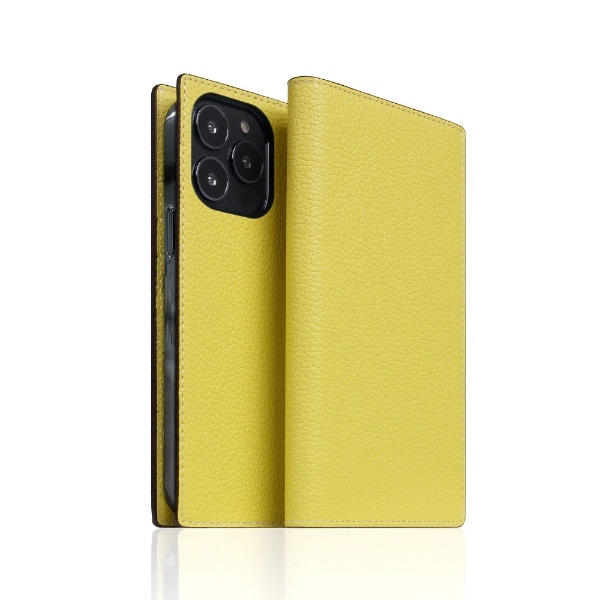 Neon Full Grain Leather Diary Case for iPhone 13 Pro  SLG Design  SD22122i13PLM