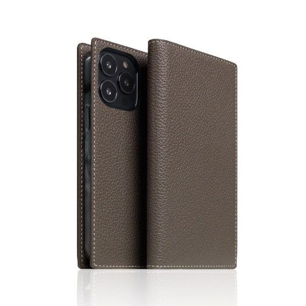 Full Grain Leather Case for iPhone 13 Pro GgtN[ SLG Design Ggt SD22125i13PEC