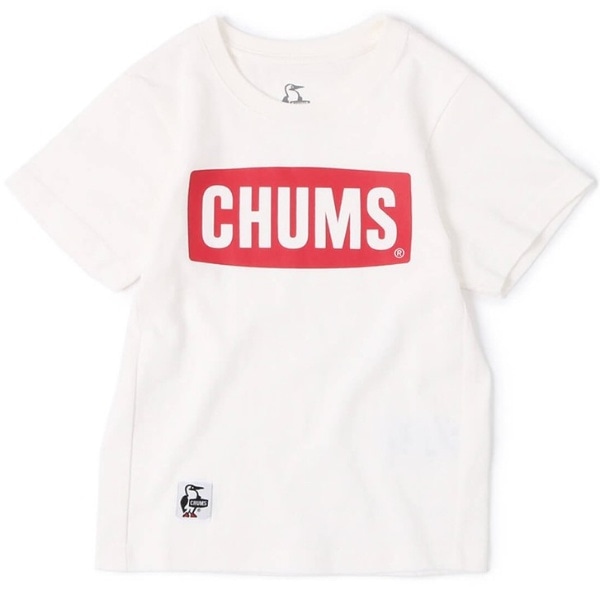 LbY`XSTVc Kids CHUMS Logo T-Shirt(Kids STCY/White×Red) CH21-1175
