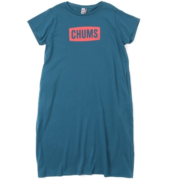`XShX CHUMS Logo Dress(womens LTCY/Teal Blue) CH18-1212