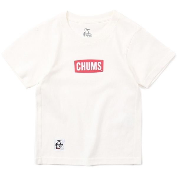 LbY~j`XSTVc Kids Mini CHUMS Logo T-Shirt(STCY/White) CH21-1216