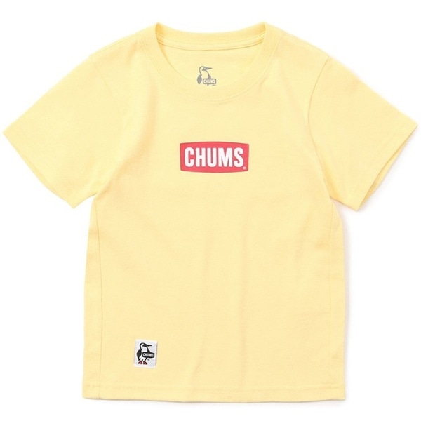 LbY~j`XSTVc Kids Mini CHUMS Logo T-Shirt(STCY/Yellow Haze) CH21-1216