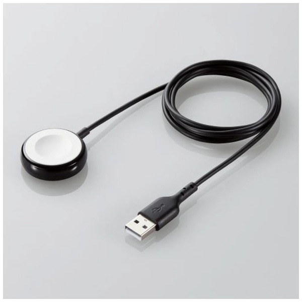Apple Watch 磁気充電ケーブル 高耐久 USB-A 1．2m ブラック MPA-AWAS12BK