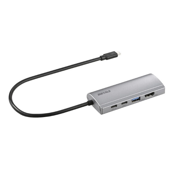mUSB-C IXX HDMI / LAN / USB-A / USB-C2n USB PDΉ 100W hbLOXe[V Vo[ LUD-U3-CGHDSV [USB Power DeliveryΉ]