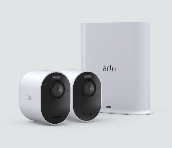 Arlo Ultra 2スポットライトワイヤレスセキュリティカメラ 2台セット VMS5240-200APS