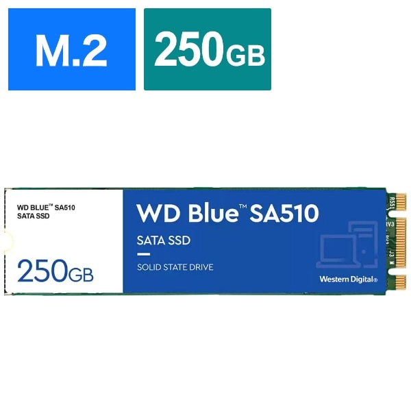 WDS250G3B0B SSD SATA6Gڑ WD Blue SA510 [250GB /M.2]