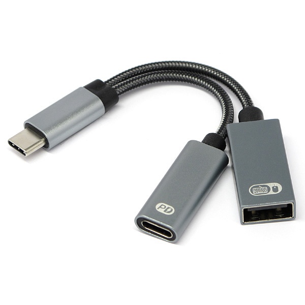 RUA-OTGTPU1 USB-C  USB-C{USB-A ϊzXgnu O[ [oXp[ /2|[g /USB2.0Ή /USB Power DeliveryΉ]