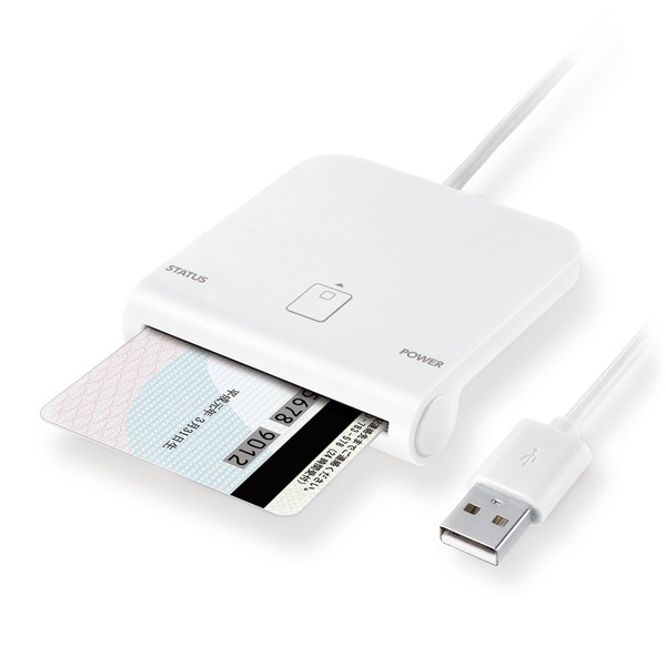 接触型ICカードリーダーライター (Mac/Windows11対応) USB-ICCRW2 [マイナンバーカード対応]