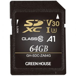 4KX[Yɘ^łrfIXs[hNXV30Ή64GB SDJ[h GH-SDC-ZA64G [Class10 /64GB]