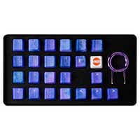 kL[LbvlUSzp 23L[ Rubberized Gaming Keycap Mark II Dark Purple & Blue Camo th-rubber-keycaps-dark-purple-blue-camo-23