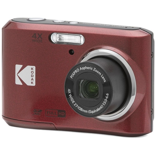 コンパクトデジタルカメラ KODAK PIXPRO レッド FZ45RD