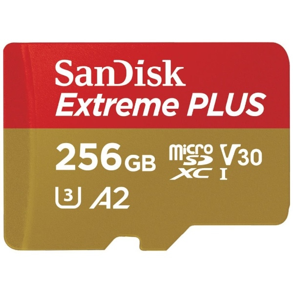 SanDisk Extreme PLUS microSDXC UHS-IJ[h 256GB SDSQXBD-256G-JB3MD [Class10 /256GB]
