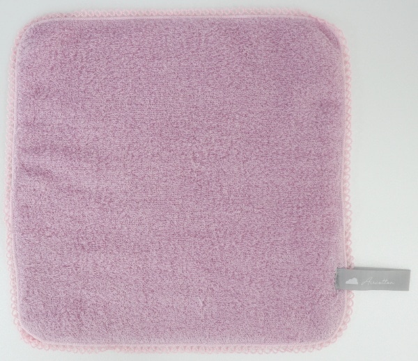 エアーフィーリングライフ　ハンカチ　（約25×25cm） ピンク