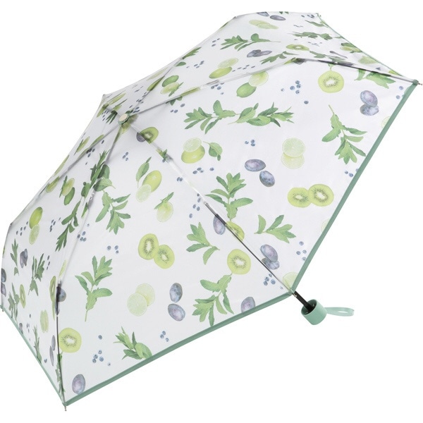 雨傘 折り畳み傘 ジューシーフルーツプラスチック ミニ(グリーン) PT-0058