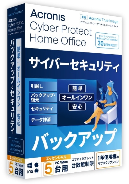 Cyber Protect Home Office Essentials 1N 5PC (2022) [WinEMacEAndroidEiOSp]