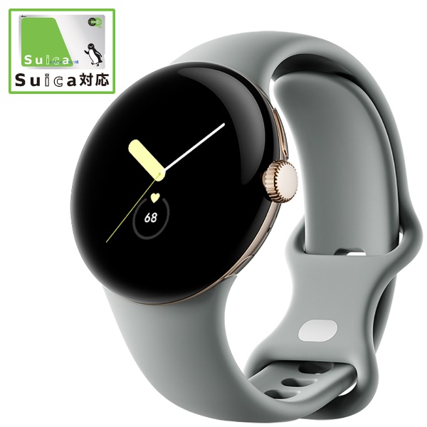 スマートウォッチ Google Pixel Watch Champagne Gold case/Hazel Band 