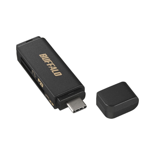 BSCR120U3CBK USB3.0 TypeCｶｰﾄﾞﾘｰﾀﾞｰ ブラック [USB3.1 /スマホ・タブレット対応]