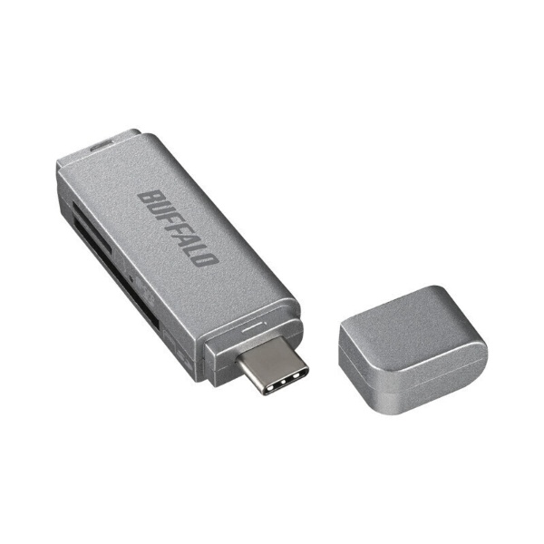 BSCR120U3CSV USB3.0 TypeCｶｰﾄﾞﾘｰﾀﾞｰ シルバー [USB3.1 /スマホ・タブレット対応]