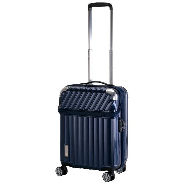 トップオープン スーツケース キャリーケース 拡張機能 ハードケース MOMENT（モーメント） ネイビー 76-35152 [TSAロック搭載]