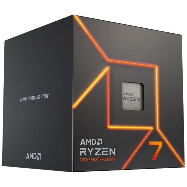 〔CPU〕AMD Ryzen7 7700 With Wraith Prism Cooler (8C/16T3.8Ghz65W) 100-100000592BOX