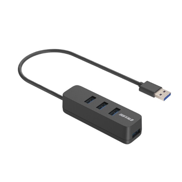 BSH4U328U3BK USB-Aハブ (Chrome/Mac/Windows11対応) ブラック [バスパワー /4ポート /USB 3.2 Gen1対応]