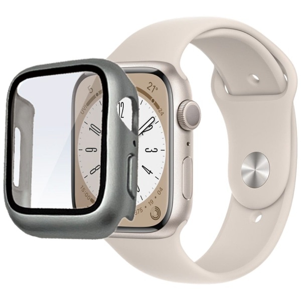 Apple Watch Series 8/7 45mmp KX+PČ^P[X Vo[ GHB3743AW45